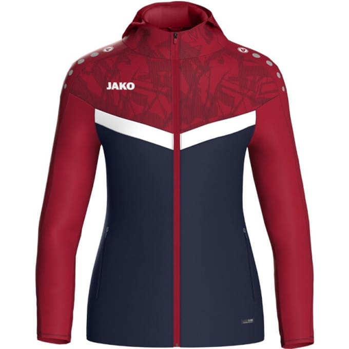 Dames trainingsjack met capuchon en volledige ritssluiting Jako Iconic