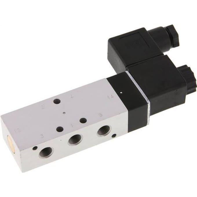 5/2 G1/8'' Magneetventiel 230V AC 3-10bar/42-140psi Airtec