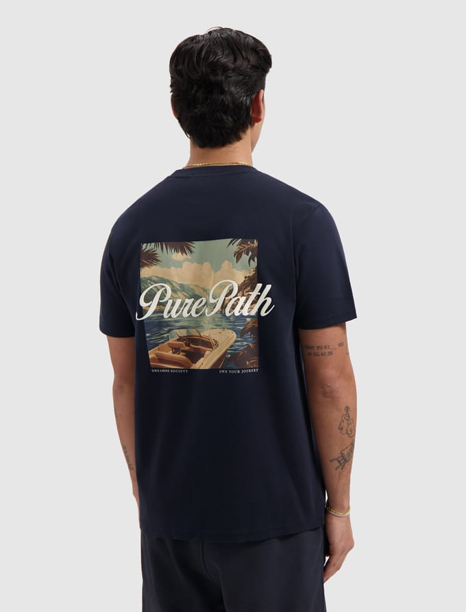 Pure Path T-shirt Riva View Navy (26010108 - 57)