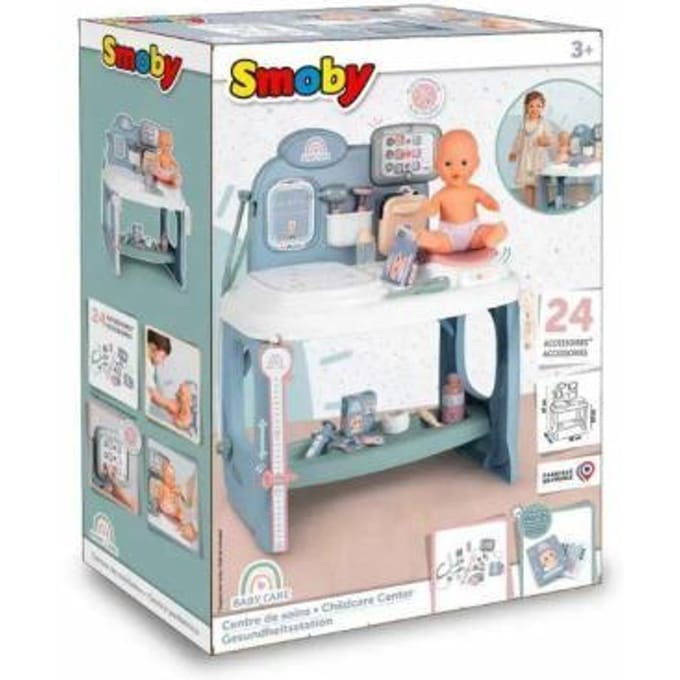 Smoby - Baby Care Zorgcentrum - Dokter - Poppen - Vanaf 3 jaar.