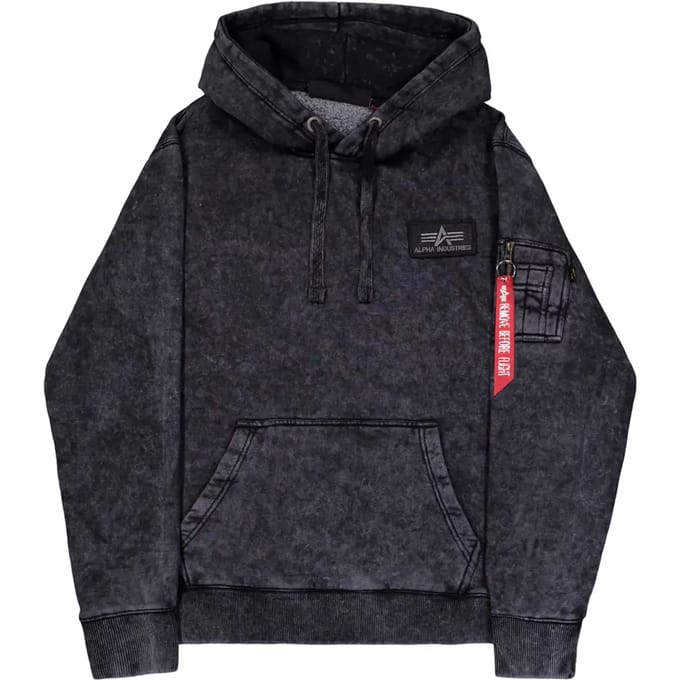 Sweatshirt met capuchon met print op de achterkant Alpha Industries Vintage