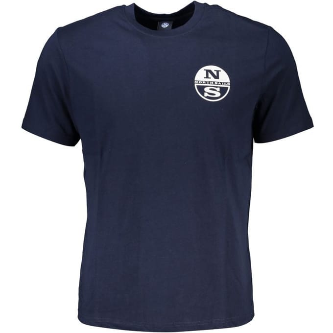 North Sails Blauwe Katoenen Heren T-Shirt