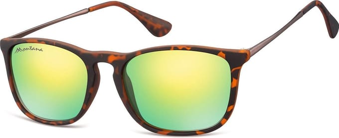 Montana MS34F - Zonnebril - Retro style - Turtle - Lensbreedte 54 mm