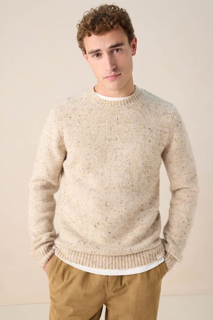 Sissy-Boy - Beige trui met naps