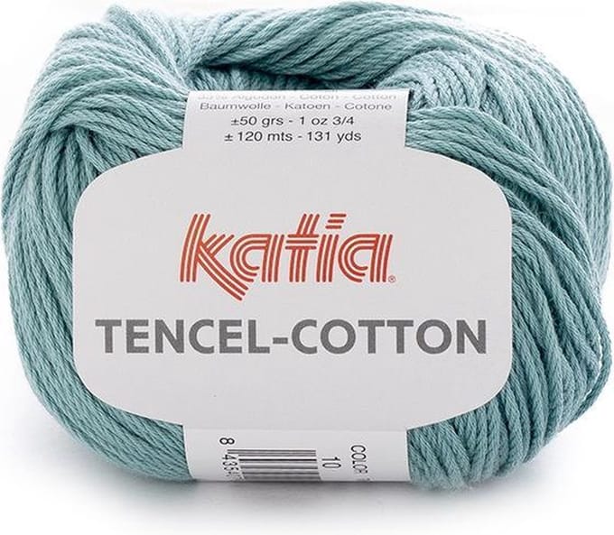 Katia Tencel-Cotton - 10 turquoise - Lyocell/Katoen Garen