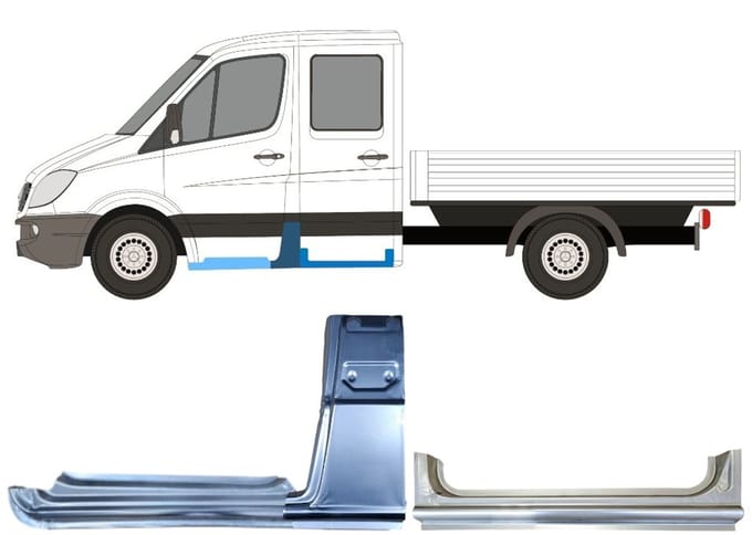 Reparatiepaneel set voor Volkswagen Crafter 2005-2017 / Links