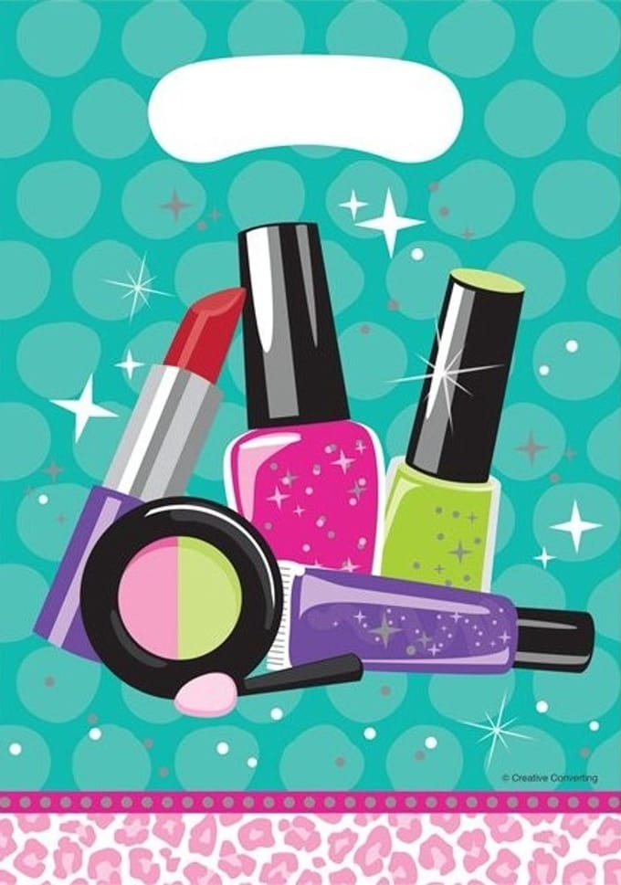 Beautyparty - Uitdeelzakjes/ tasjes - 8 stuks