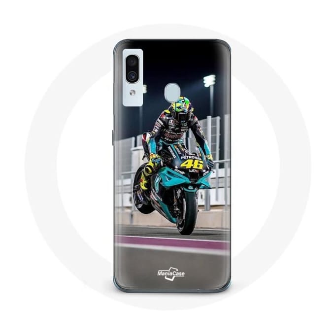 Coque - Valentino Rossi - A30 - Souple - Gris - Protection pour Samsung Galaxy A30