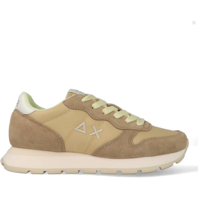 Sun 68 Ally Solid dames sneaker - Beige - Maat 38