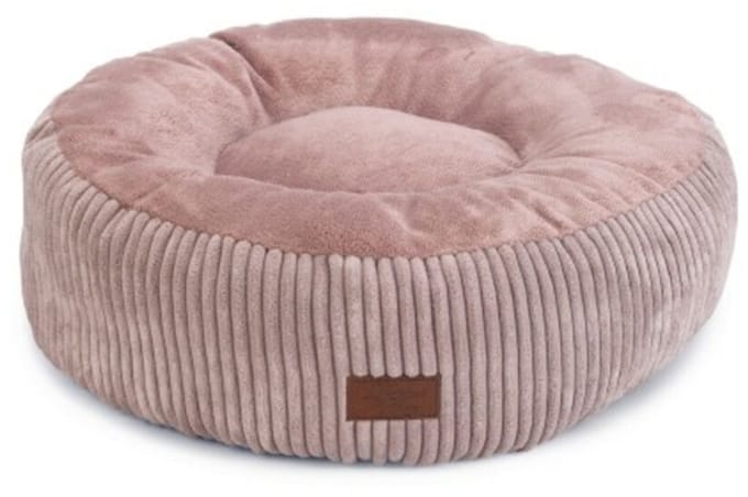 Designed by Lotte Ligmand Ribbed - Kattenmand - Kattenkussen - Roze - 50x50x17 cm