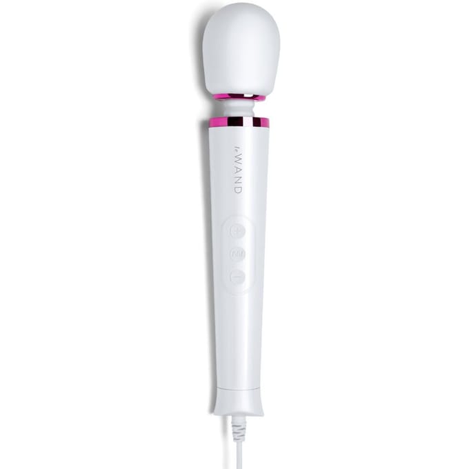 Le Wand Powerful Petite Plug-In Vibrerende Massage Vibrator Wit