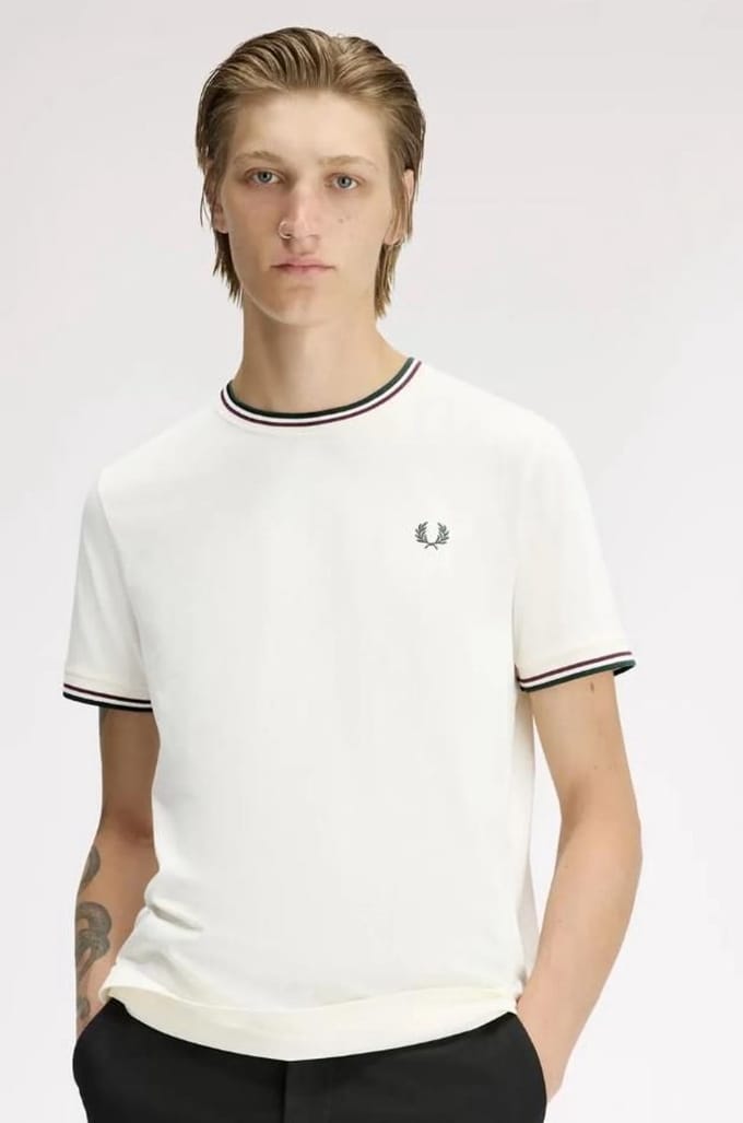 Fred Perry t-shirt blauw