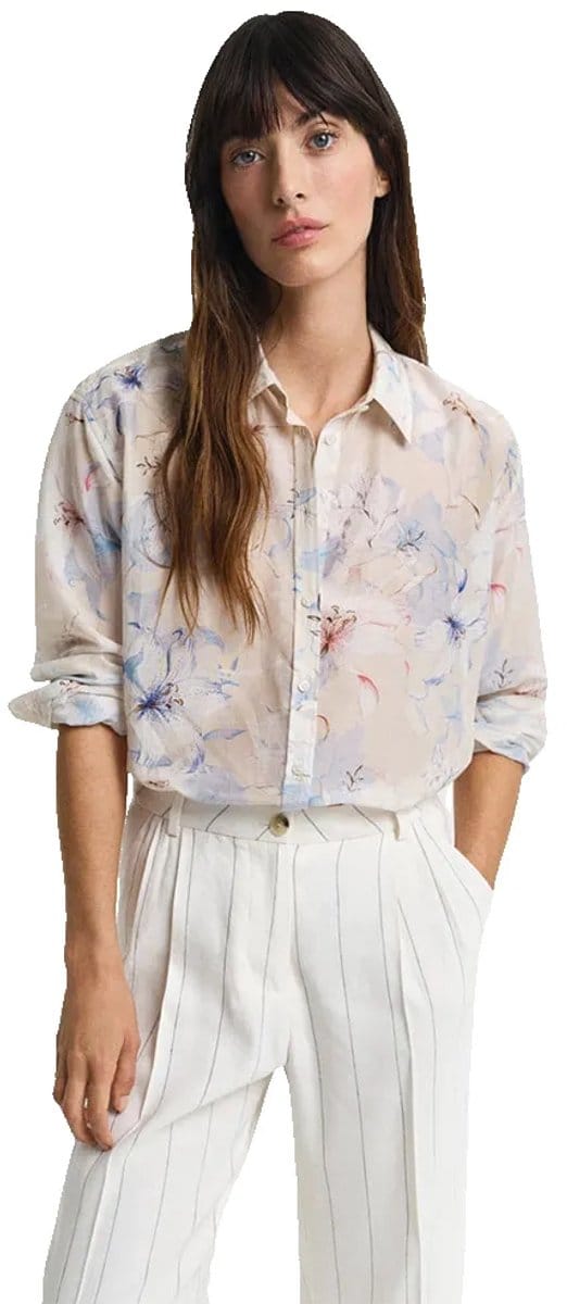 Gant 4300478 Overhemd Met Lange Mouwen Beige 34 Vrouw