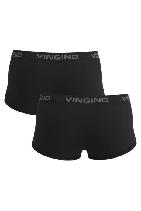Vingino Boxer (2-pack) Deep Black Größe: XXS | Unterwäsche Outlet | kids | Schwarz