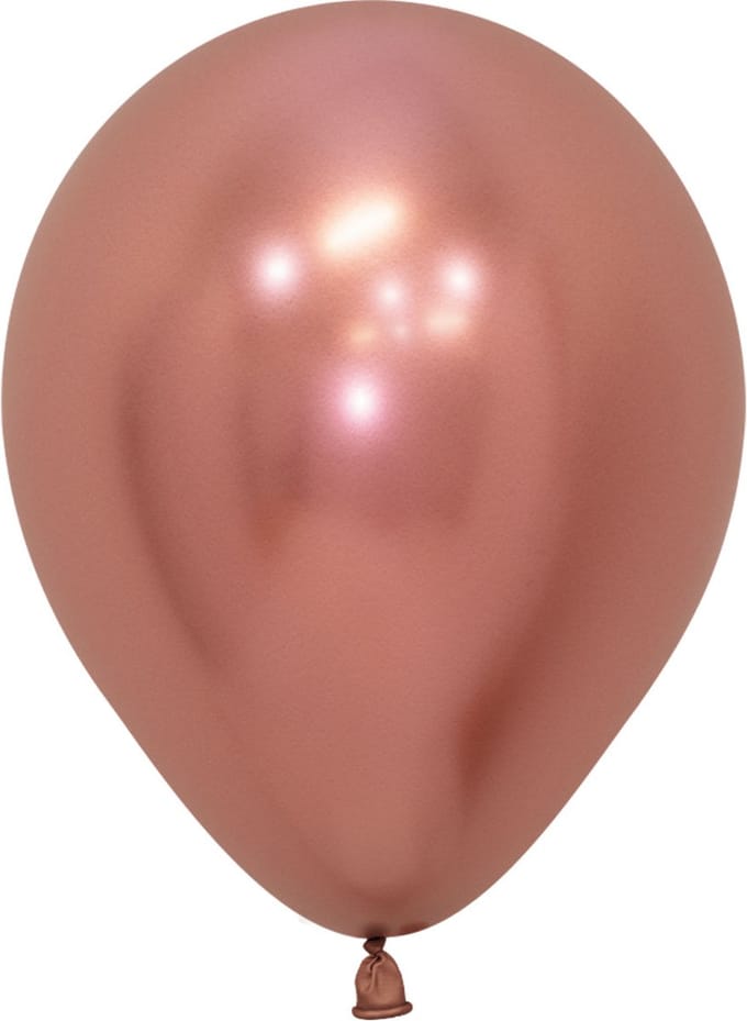Sempertex - latex ballonnen - reflex rose gold - 968 - 50 ballonnen - 5 inch