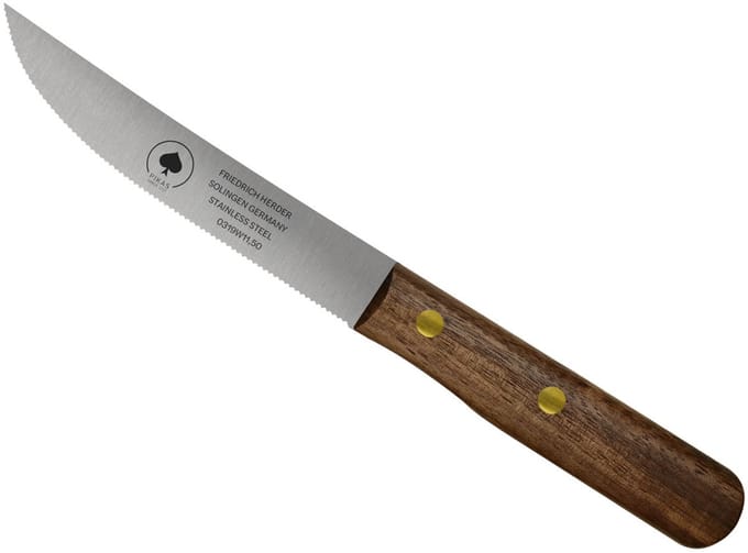 Friedrich Herder Steak mes Walnoot Gekarteld