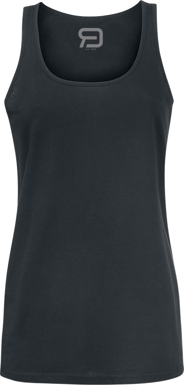 R.E.D. Rock-Engineered Design Zwarte basic topjes in een dubbele verpakking - Dames - L