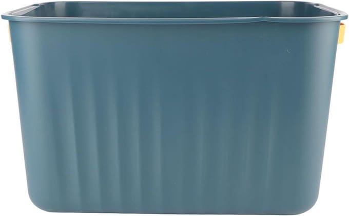 Opbergdozen met Deksel - Opbergkisten Organizer - Ruimte Besparen - Verstevigde PP Structuur - 40 Liter - Grijs