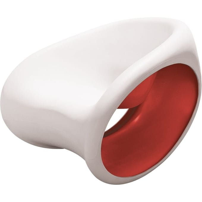 Driade MT3 Outdoor schommelstoel  - zandwit/ rood
