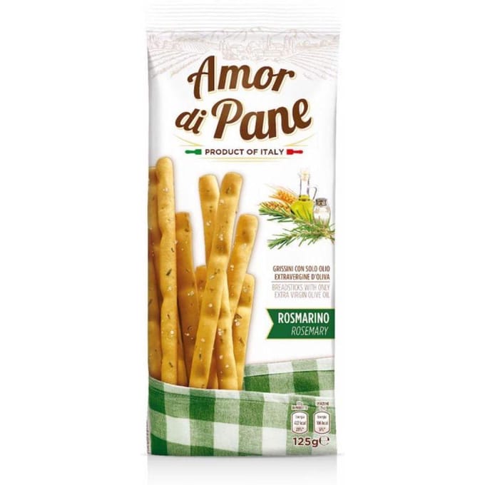 Hosta Grissini Sticks met Rozemarijn 125g