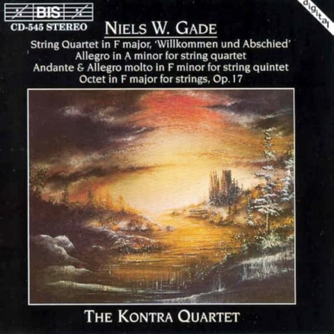 Kontra Quartet - Gade: String Quartet In F Major (CD)
