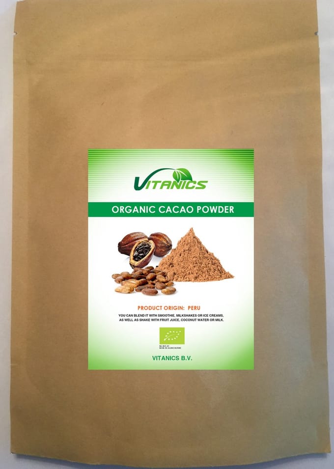 Biologisch Cacao Poeder (Organic Cacao Powder) 500g