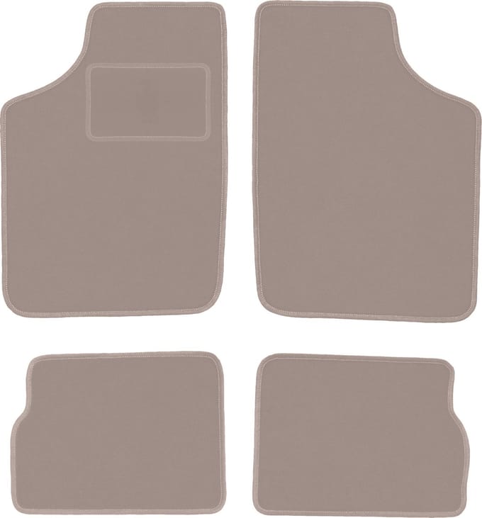 Beige veloursmatten voor: Opel Corsa A hatchback (1982-1993)