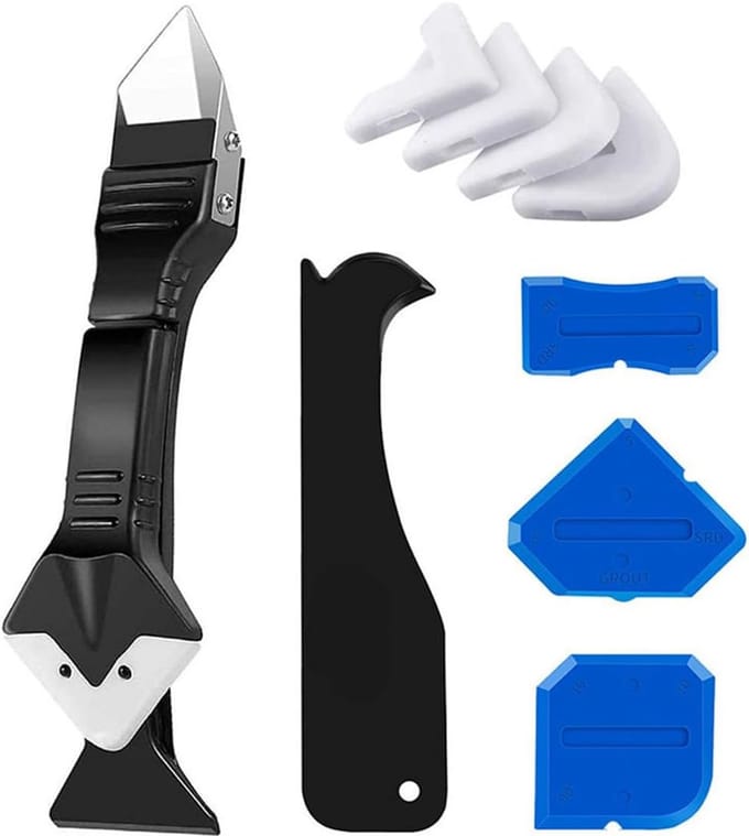 Professionele Kit Verwijderset 5-in-1 met Siliconen Wisselpads