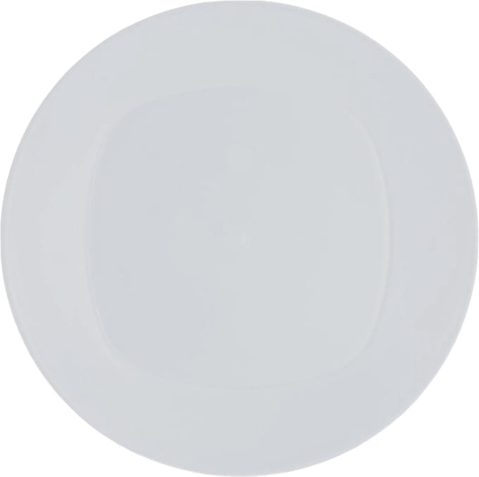 Excellent Houseware Ontbijt/dinerbordjes - 4x stuks - wit - 20 cm