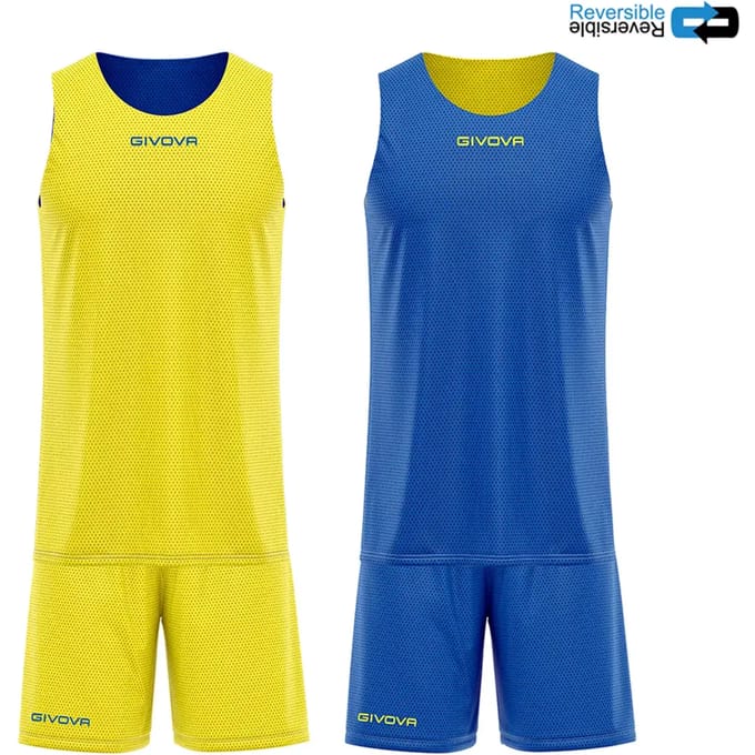 Givova Double Set Geel,Blauw M Man,Vrouw