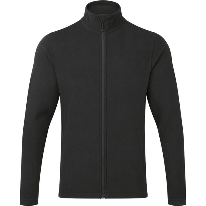 Premier Heren Recyclight Full Zip Fleecejack (Zwart)