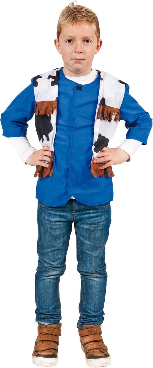 Verkleedkleding 2,5-6 jaar Cowboy inclusief hoed