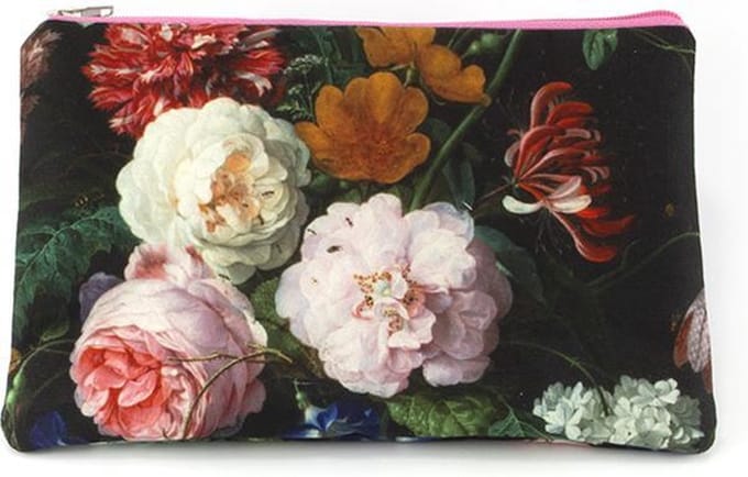 Lanzfeld De Heem - Make-up tasje - Etui - Bloemstilleven