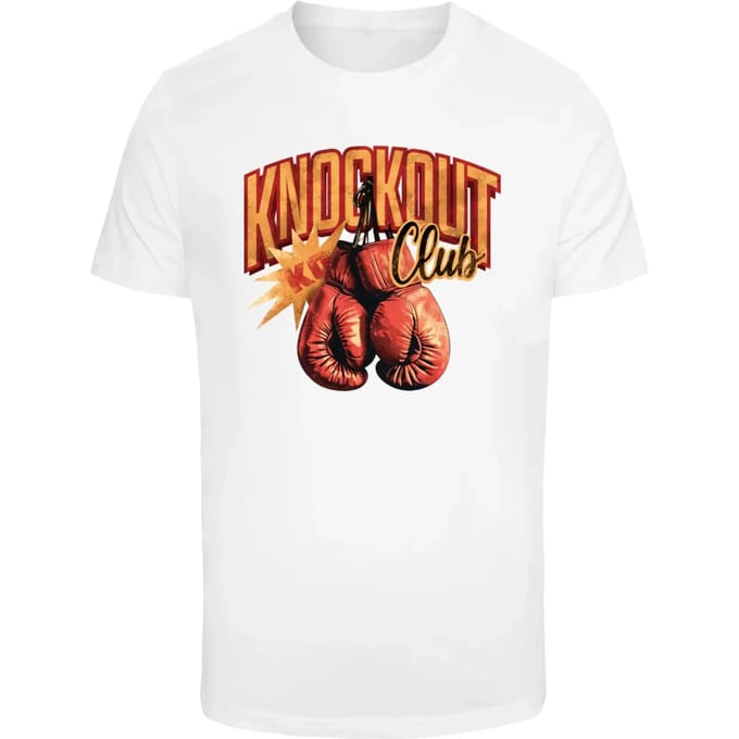 Mister Tee - Knockout Club Heren Tshirt - S - Wit