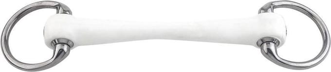 Mors olive voor paard met buis Trust Inno Sense Eggbutt Bradoon Flexi Soft 20