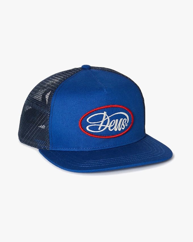 DEUS Tango Trucker cap - Work Blue