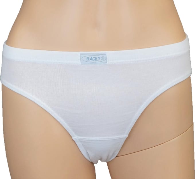 Racky dames heupslip ( Highleg mini ) - XXL - Wit