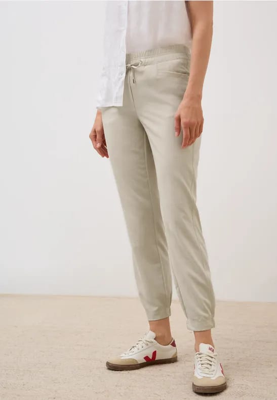 Loose Fit gemêleerde broek