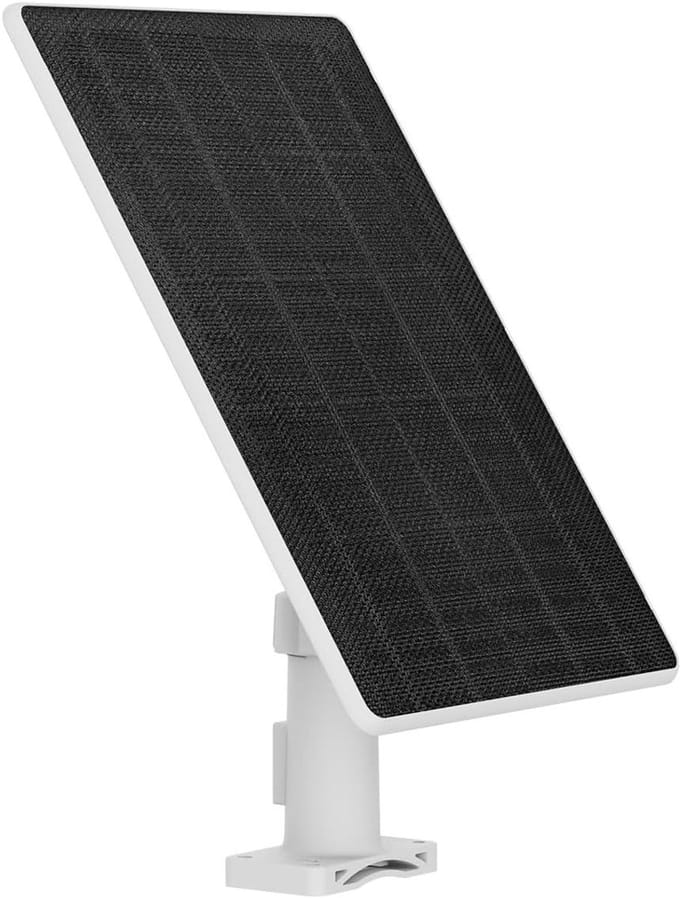 Zonnepaneel - Camera Oplader - Continue Stroom - Hoge Efficiëntie - 5 Watt - Zwart