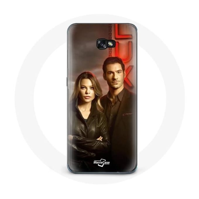 Case voor Samsung A5 2016 Chloe Decker en Lucifer Morningstar