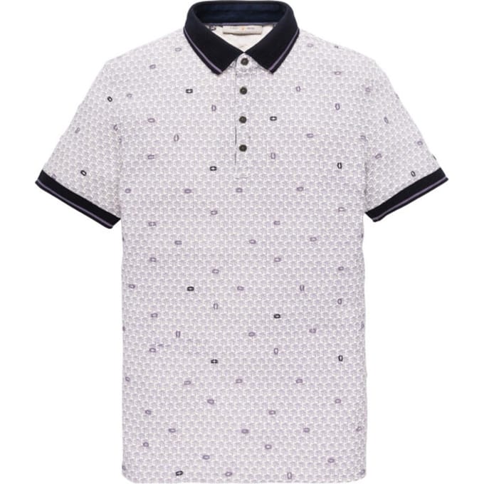 Presly & Sun Heren - Polo - Wit - M - Boy