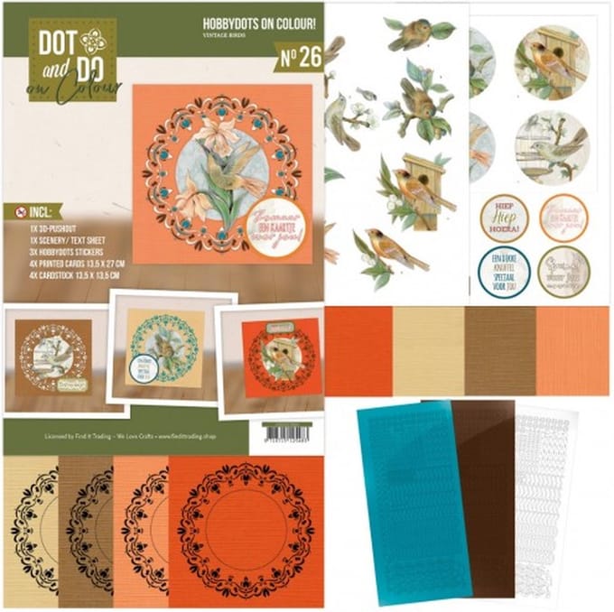 Dot and Do on Colour 26 - Jeanine's Art - Vintage Birds