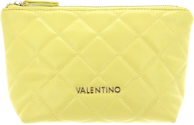 VALENTINO Toilettas Ocarina Soft Cosmetic Case Lime Geel