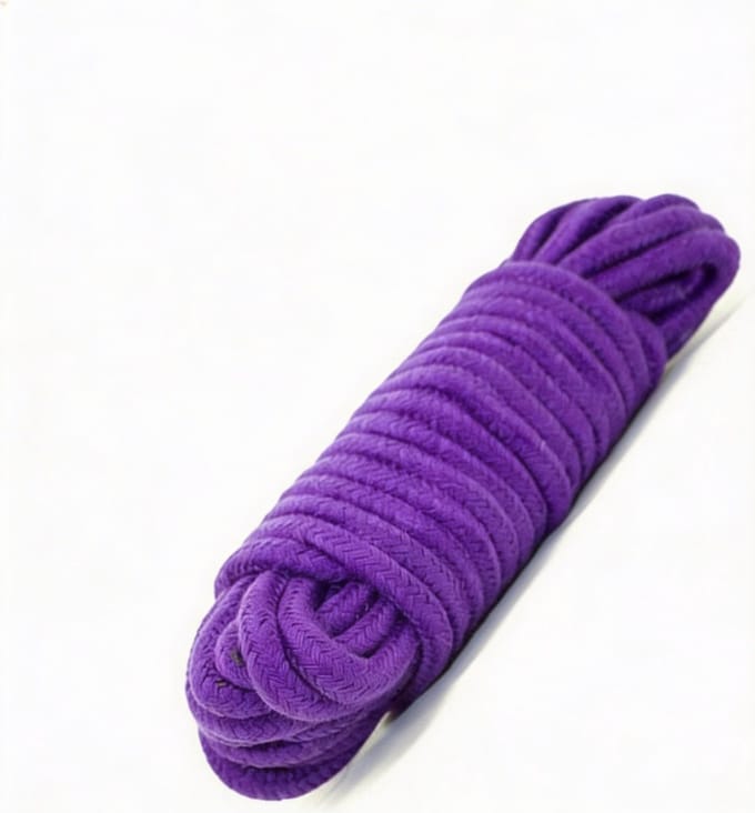 Zacht En Fijn Bondage Touw - BDSM - Rope - Paars - 2 Meter - Stevig