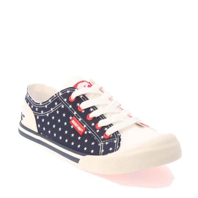 Dames Rocket Dog Jazzin Spangle Banner Pumps in Rood marineblauw