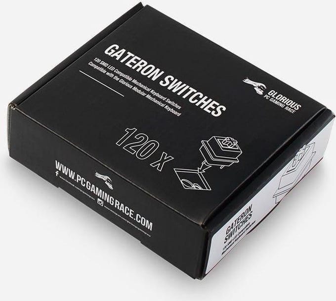 Glorious Gateron Transparant Switches (120 pcs) - Key Switches