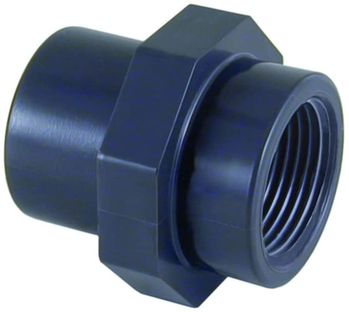 PVC Fittingen, PVC Overgangsmuffe 40-32mm, 1" Binnendraad