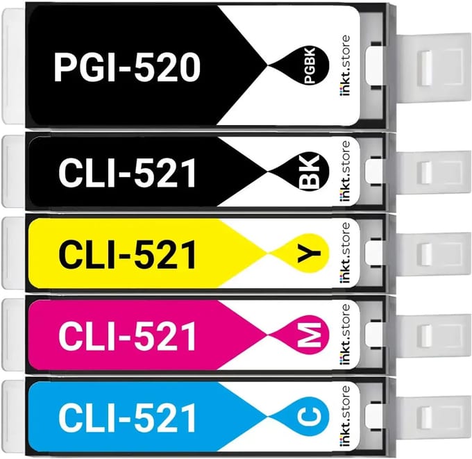 Voordeelset - Vervanger voor Canon 520 & 521 XL