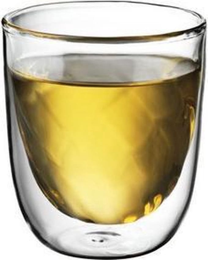 QDO Elements set van 2 dubbelwandige glazen Fire 75ml