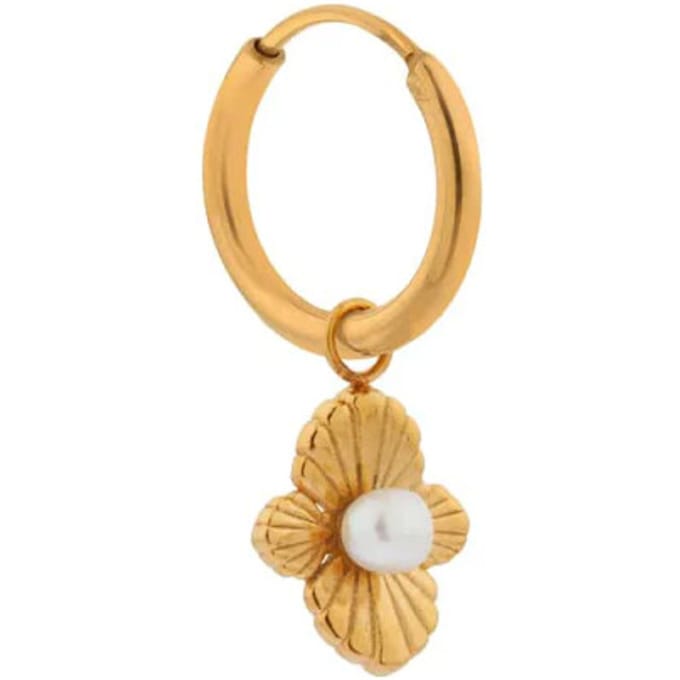 Label Kiki Hidden pearl hoop